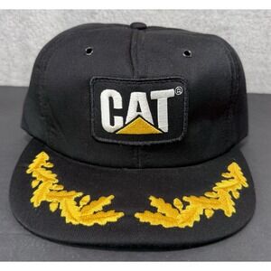 VTG CAT‎ Diesel Snapback Trucker Hat Patch Cap Scrambled Eggs Made in USA Tonkin